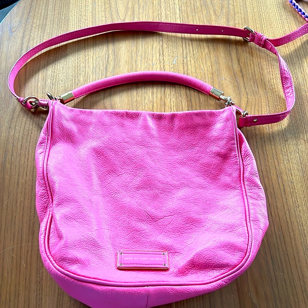 Marc Jacobs pink leather purse